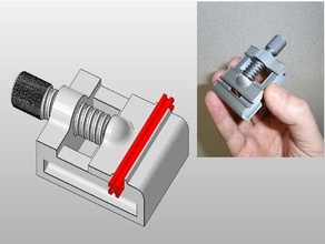 nano vise tools clamp electronics fix fixture mini miniature nanobeam screw soldering tool 3d print model - Mito3D