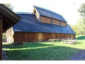 viking feasting hall borre gildehallen buildings & structures 3d print model - Mito3D