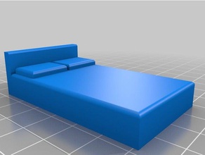 28mm Bett Spielzeug & game Zubehör 28 Maßstab 3d print model - Mito3D