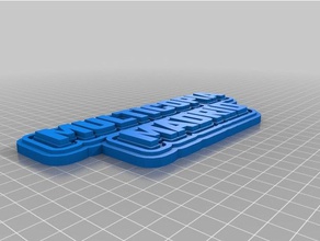 multicopia madrid i portachiavi su misura 3d print model - Mito3D