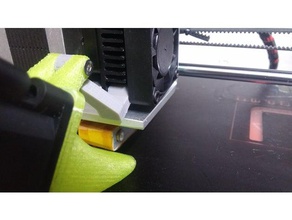 40-mm-fan-duct ctc prusa 3d-Drucker Teile 40mm Kanal fan i3 3d print model - Mito3D