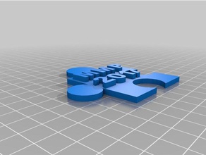 maggie pieza del rompecabezas 17 La impresión en 3d 3d print model - Mito3D