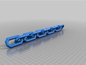 tripled chain customized 3d print model - Mito3D