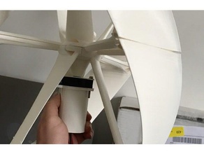 generator mount ultimaker wind turbine diy 3d print model - Mito3D