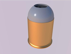 airsoft shotgun grenade shell adaptor toy & game accessories 40mm adaptateur adaptator softair 3d print model - Mito3D