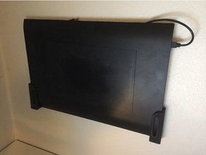 parede de armazenamento do tablet wacom sem caneta titular organização montagem na 3d print model - Mito3D