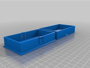 il mio parametrici personalizzati scatola di carta giochi su misura 3d print model - Mito3D