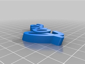 Liebe Schlüsselanhänger kundengebundene 3d print model - Mito3D