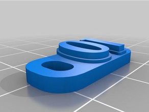 01 keychains customized 3d print model - Mito3D