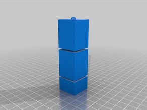 blank madlib cube learning words 3d print model - Mito3D