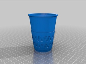 my customized custom sleeve coffee tea cups kitchen & dining 3d print model - Mito3D