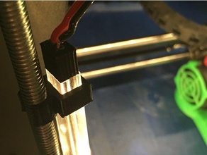 ıkea ledberg z-parantez ışık şeritler led klibi 3d yazıcı parçaları açtı monoprice makerselect 3d print model - Mito3D