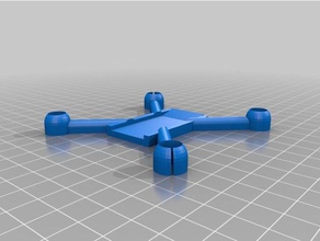 mmq-1 customisable brushed micro quadcopter frame r c vehicles 3d print model - Mito3D