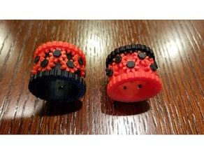 kurvenreichen zappeln Spielzeug, was 2 mechanische Spielzeuge 3d print model - Mito3D