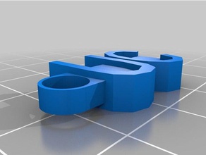 la uc llavero más grande organización personalizado 3d print model - Mito3D