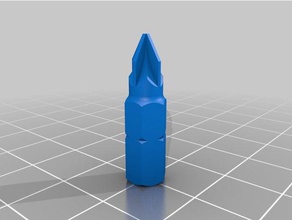 pozidriv-box Skulpturen drill bit 3d print model - Mito3D
