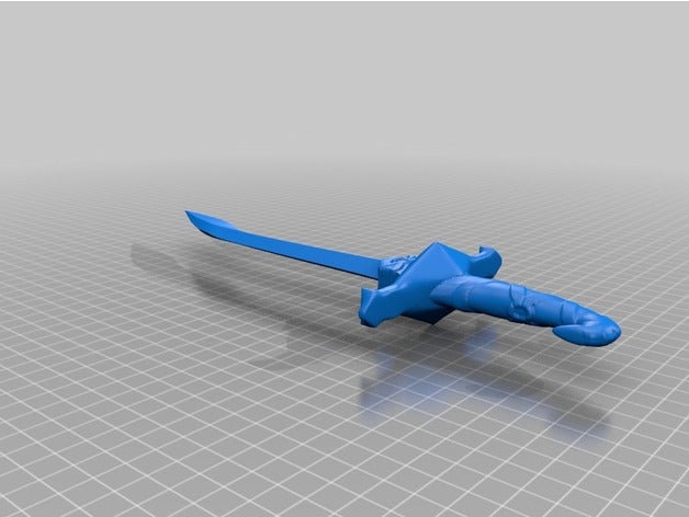 sinbad épée - no boken accessoires de jeu 3D print model - Mito3D