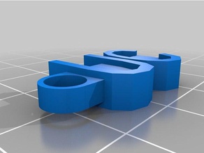 uc portachiavi fisso organizzazione su misura 3d print model - Mito3D