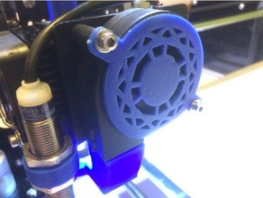 anet a8 cooling fan cover 3d printer parts upgrade grill guard 3d print model - Mito3D