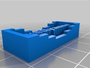meine angepasste Typenschild kellyanne lernen kundengebundene 3d print model - Mito3D