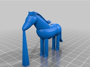 cavalo tentativa 2 A impressão 3d 3d print model - Mito3D