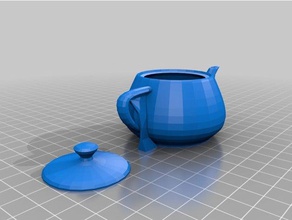 utah teapot food & drink 3d print model - Mito3D