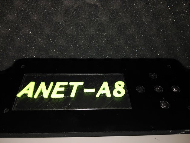 anet a8 lcd remplacer Imprimante 3d accessoires écran 3D print model - Mito3D