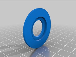 peeple 1575mm peep hole adapter replacement parts 3d print model - Mito3D