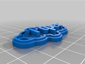 piper i portachiavi su misura 3d print model - Mito3D