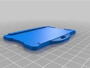 cartão de identificação do titular 3d barra 3d print model - Mito3D