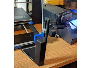 duplicador de i3 montagem câmera z chave Impressora 3d acessórios suporte logitech c615 octoprint wanhao webcam 3d print model - Mito3D