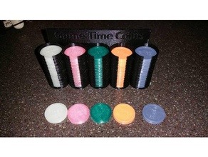 game time coin holder games 3d print model - Mito3D