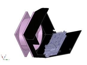 arduino ramps 14 cnc shield case fan mount v09 3d printer parts 3d print model - Mito3D