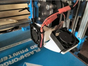 e3dv6 shroud 40 mm duct magnetic coupler remix 3d printer parts e3d e3d-titan 3d print model - Mito3D