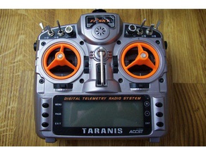 taranis gimbal protector r c vehicles frsky 3d print model - Mito3D