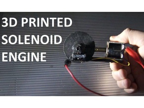 1 silindir solenoid motor mekanik oyuncaklar 3d print model - Mito3D
