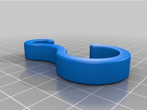 simple s hook household supplies 3d print model - Mito3D