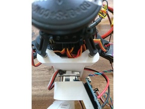 trifecta gimbal monte edin r c araçlar fırçasız quanum tricopter 3d print model - Mito3D