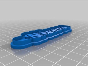 nieves Anahtarlık özelleştirilmiş 3d print model - Mito3D