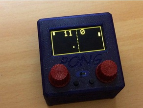 caixa de jogo jogos o arduino nano pong 3d print model - Mito3D