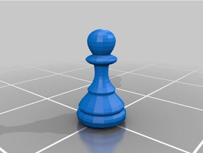 pion echec chess echecs 3d print model - Mito3D