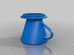 coffee dripper kitchen & dining cafe filtro kaffee 3d print model - Mito3D
