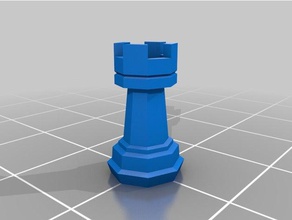 tour echec chess echecs 3d print model - Mito3D