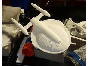archer de la classe scout des véhicules fédération starship startrek star trek 3d print model - Mito3D