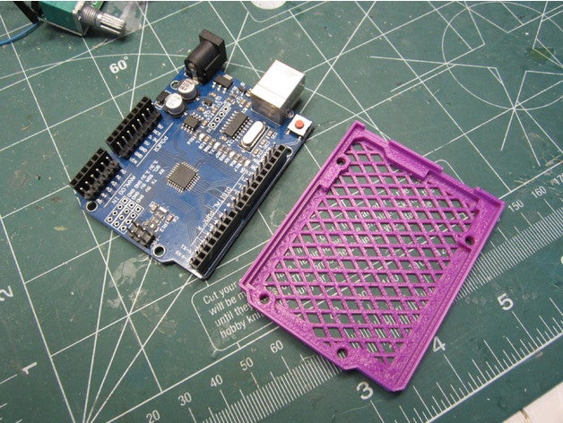 arduino uno clone bumper electronics accessory box case 3D print model - Mito3D