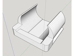 micro-fsag ricevitore monte - minimal microsync digitale 3d print model - Mito3D