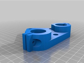 mpcnc nema 23 z axis mounting plate parts diy cnc mostly printed z-axis motor mount 3d print model - Mito3D
