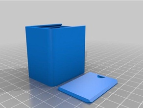 45x35x45 la tapa de caja los contenedores personalizado 3d print model - Mito3D