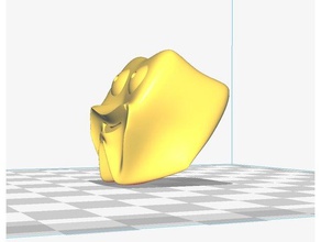 sonriendo diente las esculturas de dibujos animados 3d print model - Mito3D