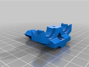 çift bowden monte edin 3d yazıcı parçaları 3d print model - Mito3D